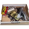 Image 2 : 3 Boxes Of Slot Car Related Items: Track, Wheels, Tires, Wiring, & More