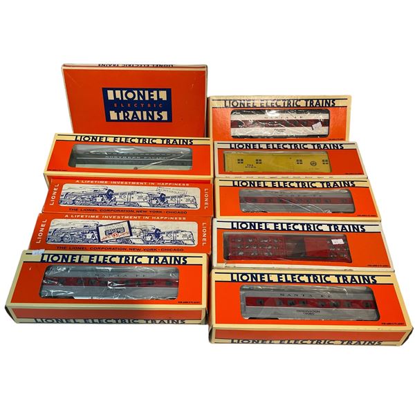 8 New In Box Lionel Train Products: Trains & "0" Gauge 45 Cross Over