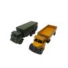Image 1 : 2 Vintage Dinky Toys Trucks: 10 Ton Army Truck & Bedford