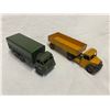 Image 2 : 2 Vintage Dinky Toys Trucks: 10 Ton Army Truck & Bedford