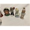 Image 2 : Assorted Vintage Collectibles: Salt+Pepper Shakers, Figures, & More