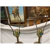 Image 3 : Pair Of Vintage Underwriters Laboratory Brass Table Lamps