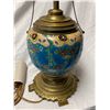 Image 2 : Antique Longwy Converted Oil Lamp To Bulb Lamp