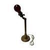 Image 1 : Antique Brass Adjustable Neck Table Lamp
