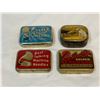 Image 2 : 4 Vintage Record Needle Tins