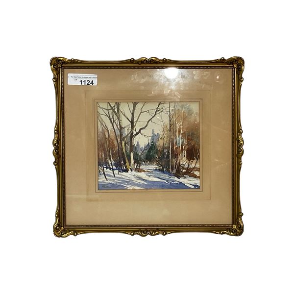 Framed Original Watercolour Signed Garnet Hazard