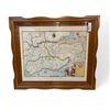 Image 1 : Framed 1975 Saxton's Map Of Kent, Sussex, Surrey, 