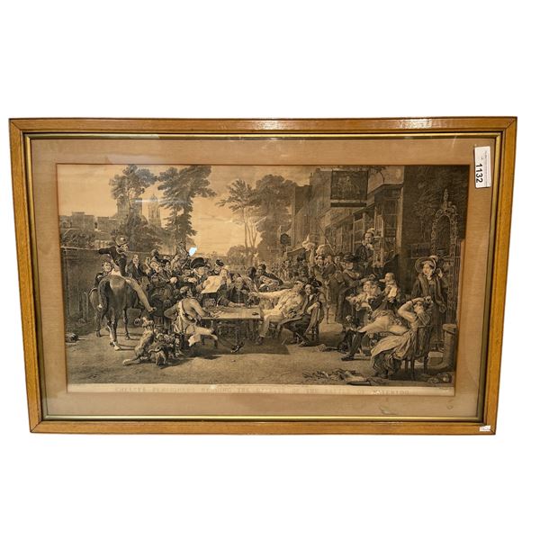 Vintage Framed Print By David Wilkie R.A.
