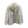 Image 1 : Vintage Saga Fox Fur Jacket Size 12 Blue Fox Fur Sourced From Finland