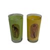 Image 1 : 2 Art Deco Key Hole Peepshow Highball Glasses