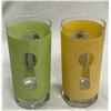 Image 2 : 2 Art Deco Key Hole Peepshow Highball Glasses