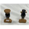 Image 2 : Pair Of Native African Ceramic Salt & Pepper Shakers