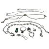 Image 1 : 10Pcs Of .925 Silver Jewellery: Pendants, Necklaces, Bracelet, Ring,  