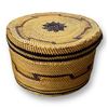 Image 1 : Antique Handmade Nootka Lidded Basket