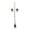 Image 1 : Sterling Silver Necklace With Pendant And Sterling Silver Cufflinks