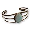 Image 1 : Vintage Silver 925 Bracelet With Blue Center Stone