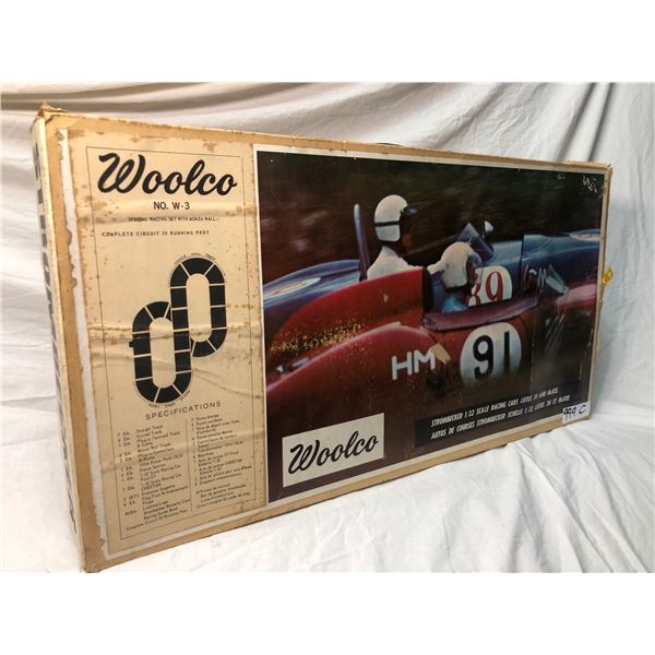 Open Box Strombecker Woolco No. W-3 1/32 Scale Racing St