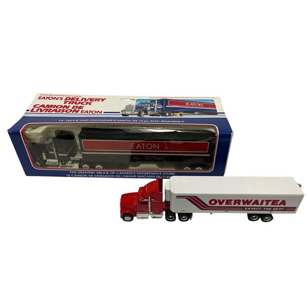 2 Toy Advertising Delivery Trucks: Eatons & Overwaitea