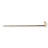 Image 1 : Vintage Bamboo Cane With Bone And Sterling Silver Mount