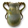 Image 3 : Vintage Hand Painted Nippon Double Handle Floral Vase