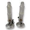 Image 1 : Pair Of Art Deco Torpedo Table Lamps