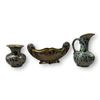 Image 2 : 3Pcs Of Vintage Fohr Ceramic German Ceramic Pottery: Pitcher And Vases