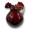 Image 1 : Vintage Handblown Ruby Red Handblown Art Glass Pitcher