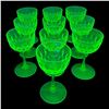 Image 1 : 10 Vintage Uranium Wine Glass