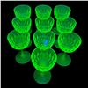 Image 2 : 10 Vintage Uranium Wine Glass