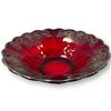 Image 1 : Vintage Silver Overlay Ruby Red Center Glass Bowl