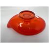 Image 3 : 2 Vintage Red Art Glass Candle Holders