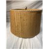 Image 2 : 2 Vintage Fabric Lined Lamp Shades