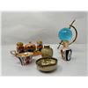 Image 1 : Assorted Vintage Miniature Chinaware: Salt+Pepper Shakers, Bowl, & More