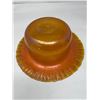 Image 2 : 1977 Artist Signed Karl Schartz Carnival Glass Bowl