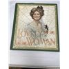 Image 2 : 1910 Lovely Woman Picture Book & Carved Horn Owl Table Lamp