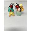 Image 2 : 8Pcs Of Collectible Ceramic Figures (Some Salt + Pepper Shakers)