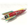 Image 2 : Vintage Tin Rocket Ship Usaf Made In Japan