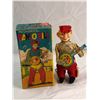 Image 1 : Vintage Mechanical Banjo Bill Wind-Up Toy With Original Box