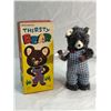 Image 1 : Vintage Rock Valley Toys Thirsty Bear Wind-Up Toy With Original Box