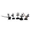 Image 2 : 10Pcs Of Vintage Model Train "Rail Road Crossing" Electric Signs
