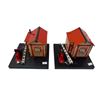 Image 1 : 2 Vintage Marx Tin R.R. Property Employees Only Electric Model Building