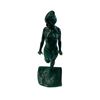 Image 1 : Vintage Green Painted Nude Woman Book End