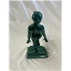 Image 2 : Vintage Green Painted Nude Woman Book End