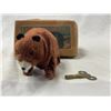 Image 2 : Vintage Wind-Up Walking Bear With Key And Original Box