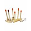 Image 1 : 4Pcs Of Vintage Plastic Toy Light Up Candles