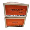 Image 2 : 2 Lionel Electric Canadian Pacific Trains: Operating Box Car & Long Gondola