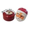 Image 2 : Vintage Battery Operated Santa Face Globe Christmas Lantern