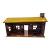 Image 2 : Vintage  Marx Bar-M-Ranch Tin Cabin Toy
