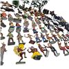 Image 3 : Bin Of Assorted Vintage Lead Toys: Natives Militia, Trees, & More