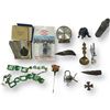 Image 2 : Assorted Vintage Collectibles: Nabob Spoon, Hat Pin, Birks Clock, & More